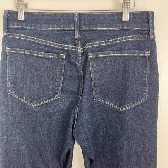 NYDJ Billie Mini Bootcut Dark Denim Short Jeans - Picture 8 of 11